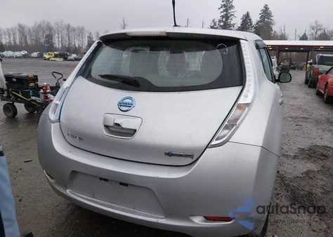 2012 Nissan Leaf Sl из США, поврежденный, VIN JN1AZ0CP9CT026153